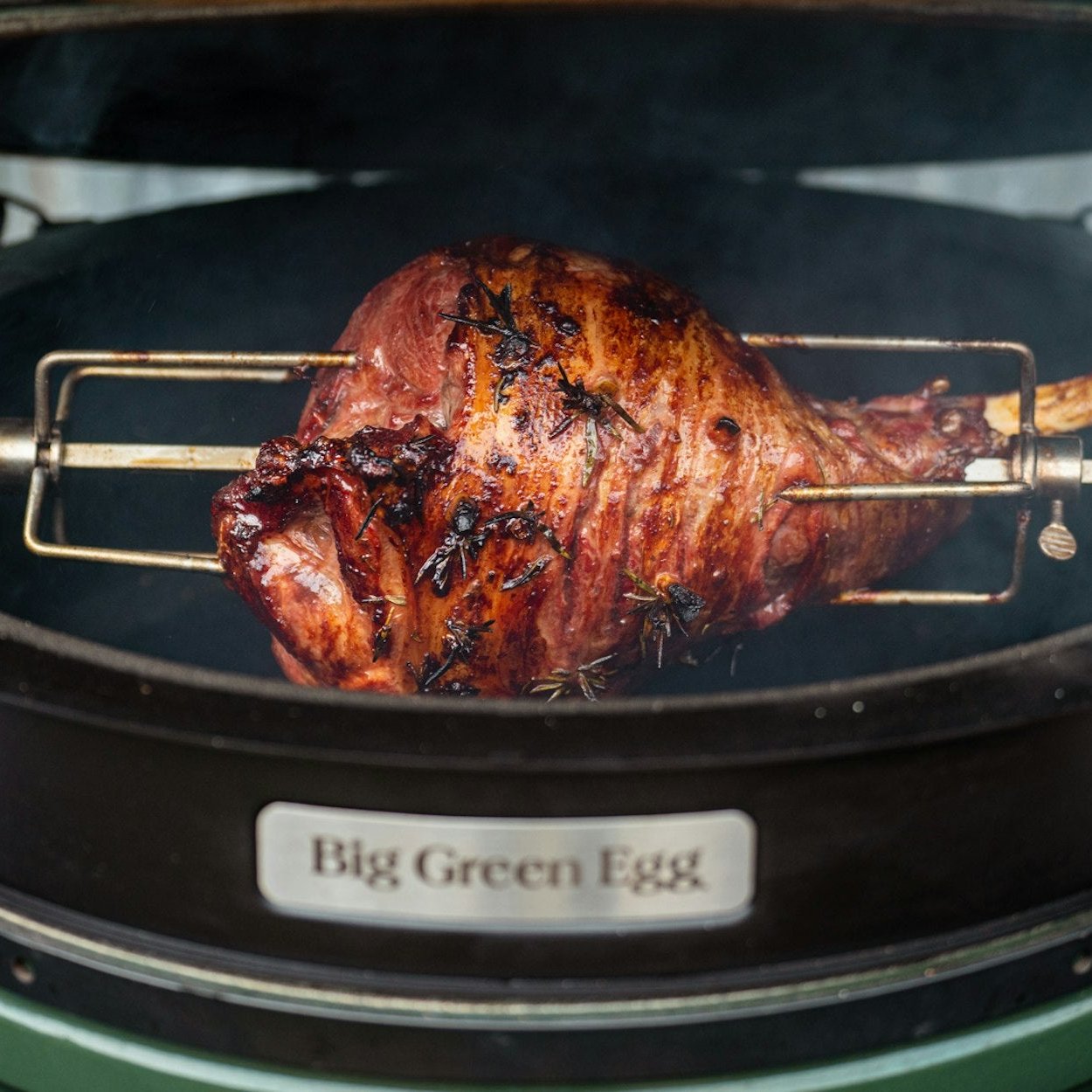 Big Green Egg Rotisserie