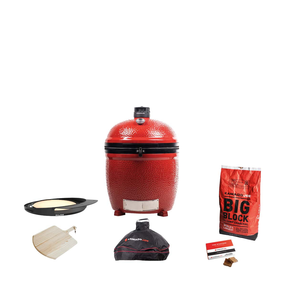 Kamado Joe Big Joe III Stand-Alone Charcoal Grill With Quest Pack